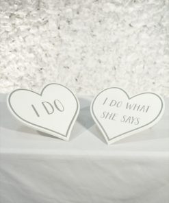 I DO Chair Signs