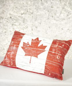 Wooden Flag Pillow