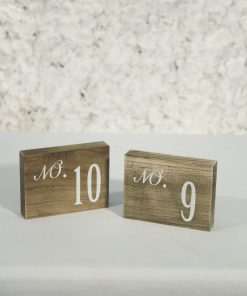 Wooden Table Numbers