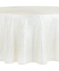 Pintuck White Overlay