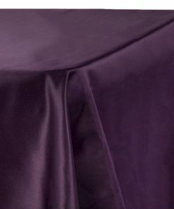 Satin Aubergine Overlay