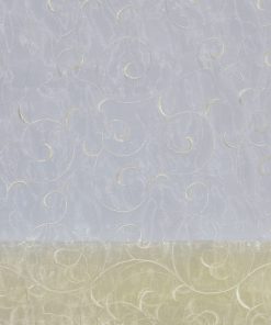 Swirl Organza Ivory Overlay