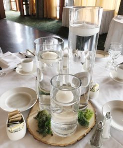 Trio Vase Set with Floating Candles