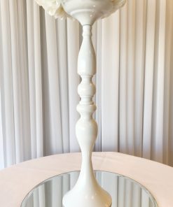 White Floral Stands